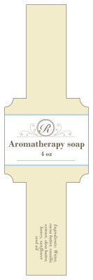 Tranquil Soap Band Square Labels